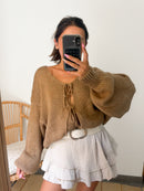 Gilet MARINA marron