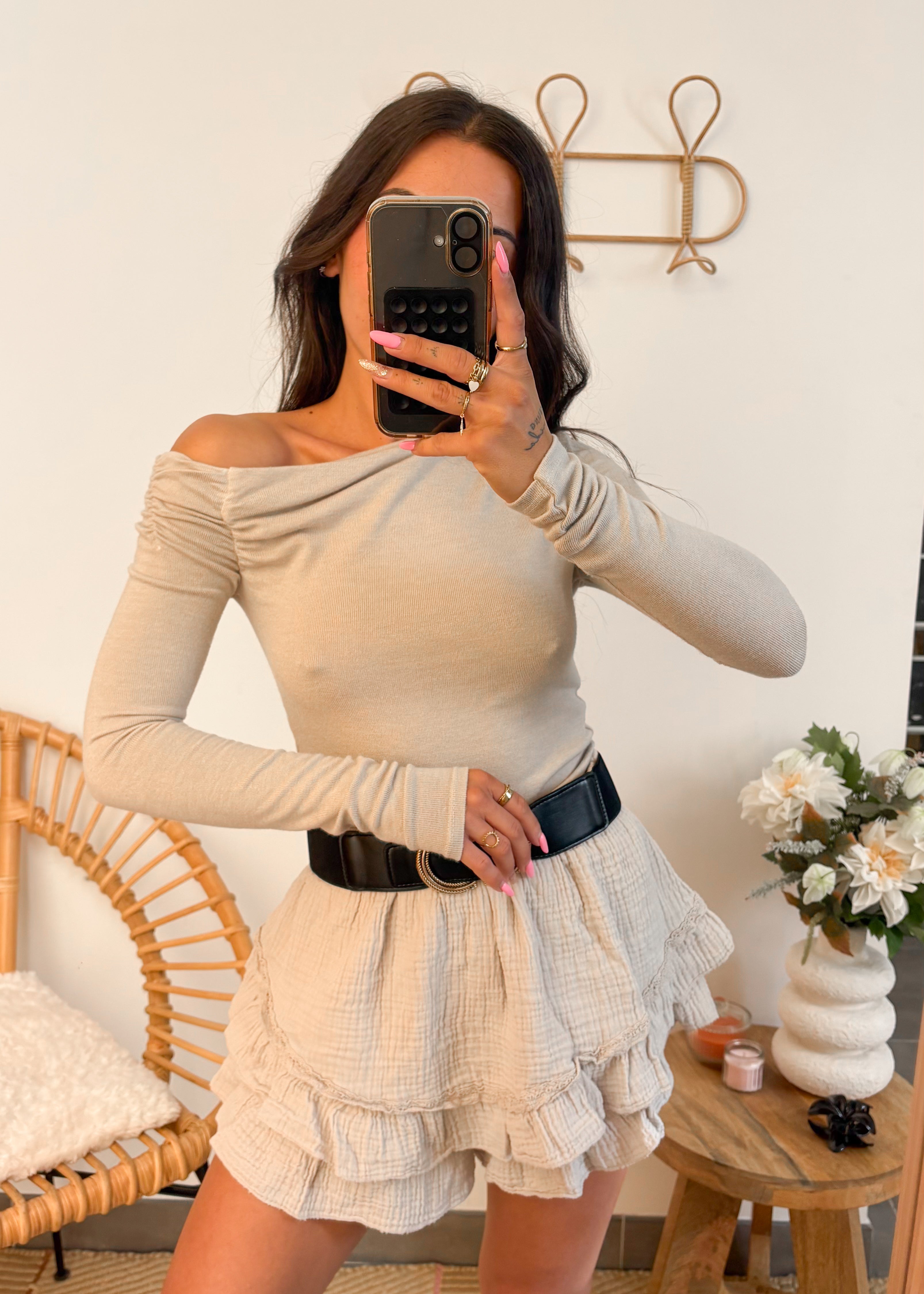 Pull MARGOT beige