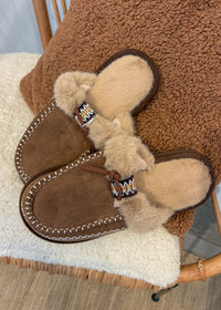 Chaussons COSY chocolat