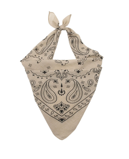 Foulard bandana NOA taupe