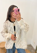 Gilet en mohair MARINE