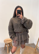 Robe à volants ELENA