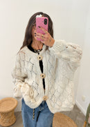 Gilet en mohair MARINE