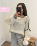 Pull en laine LEONTI beige