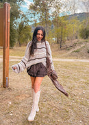 Écharpe bandana NOA marron