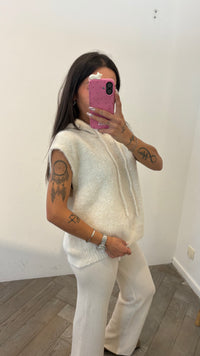 Pull ELARA en laine écru