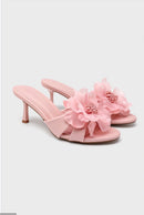 Mules à talon FLEUR