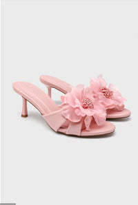 Mules à talon FLEUR