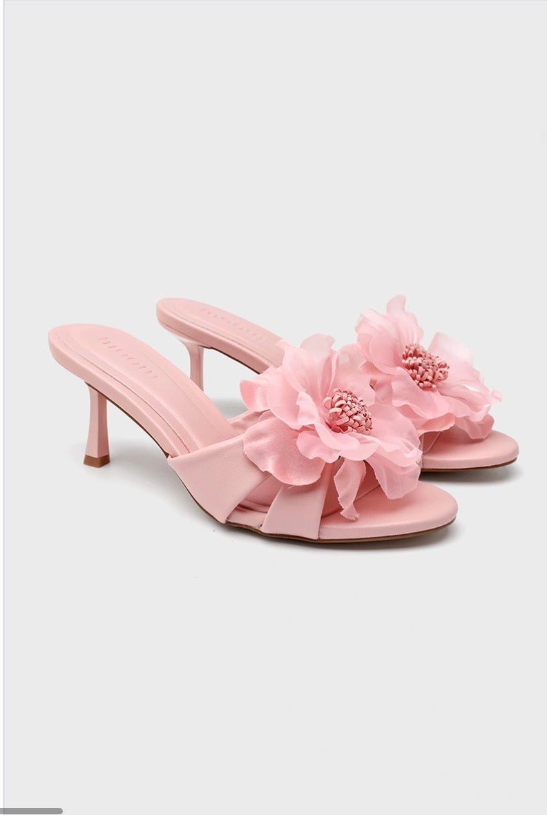 Mules à talon FLEUR