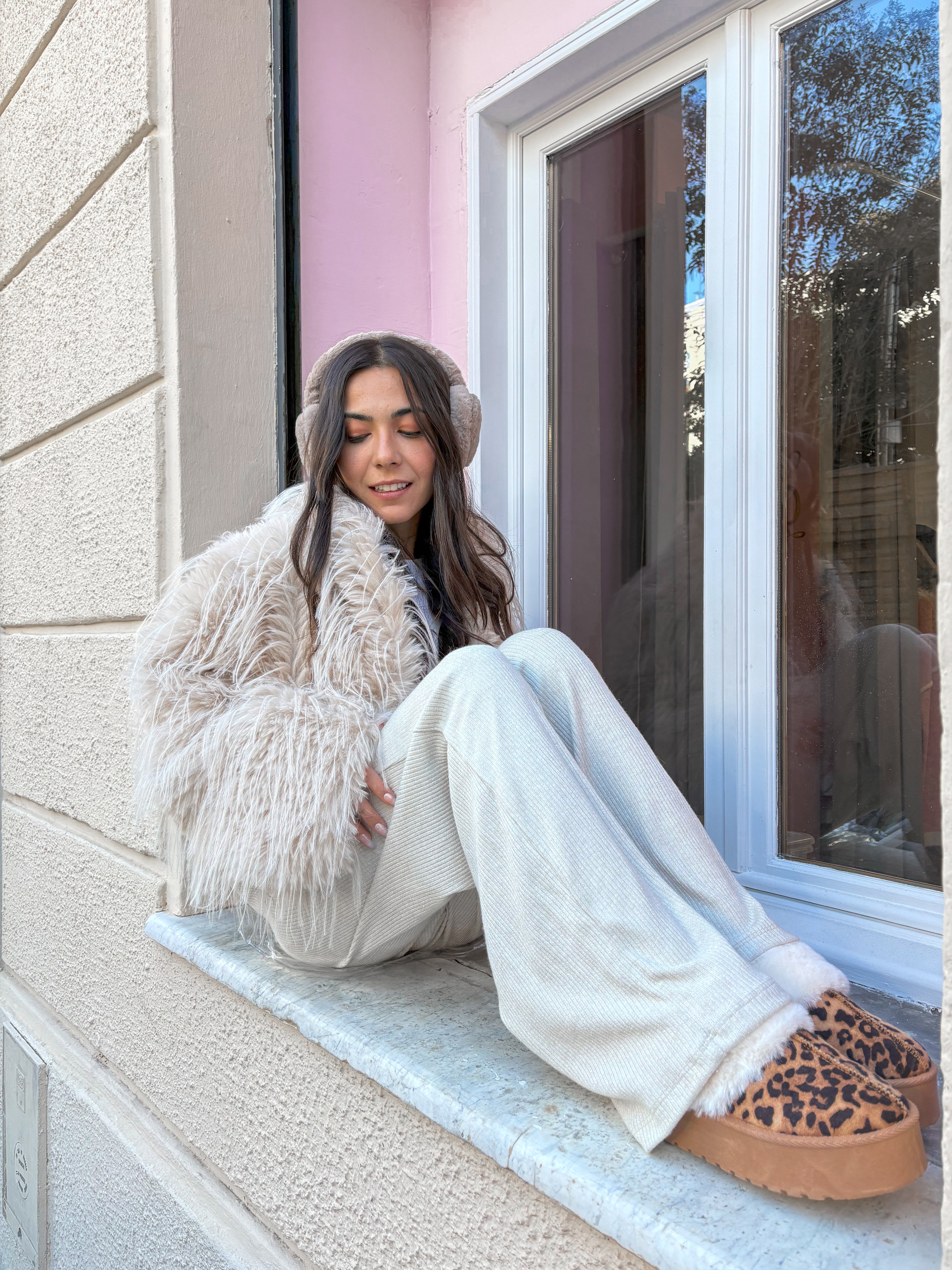 pantalon NILS beige irisé