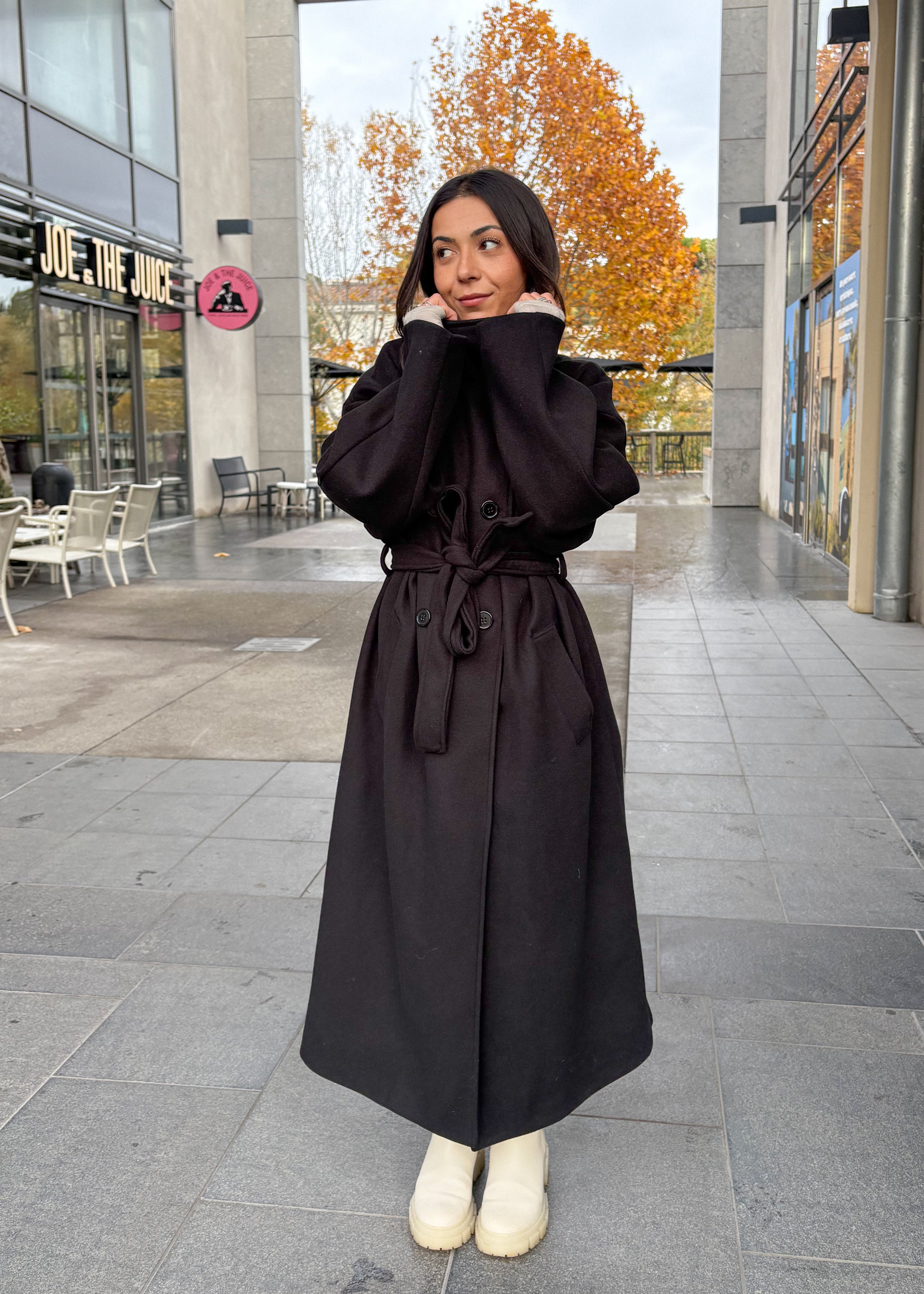 Manteau ABIGAIL noir