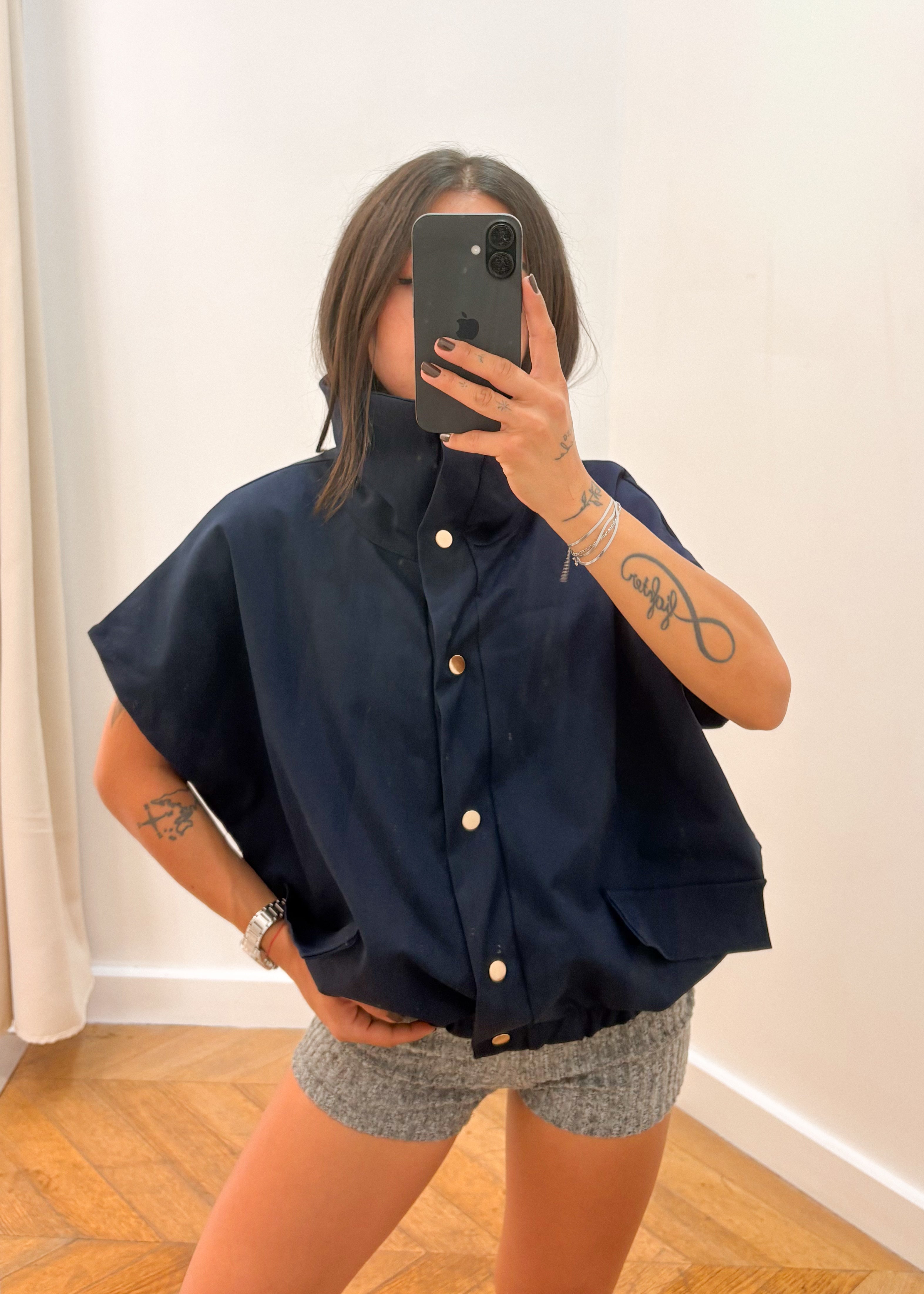 veste LANA bleu marine