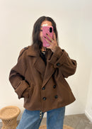 Manteau OLWEN marron