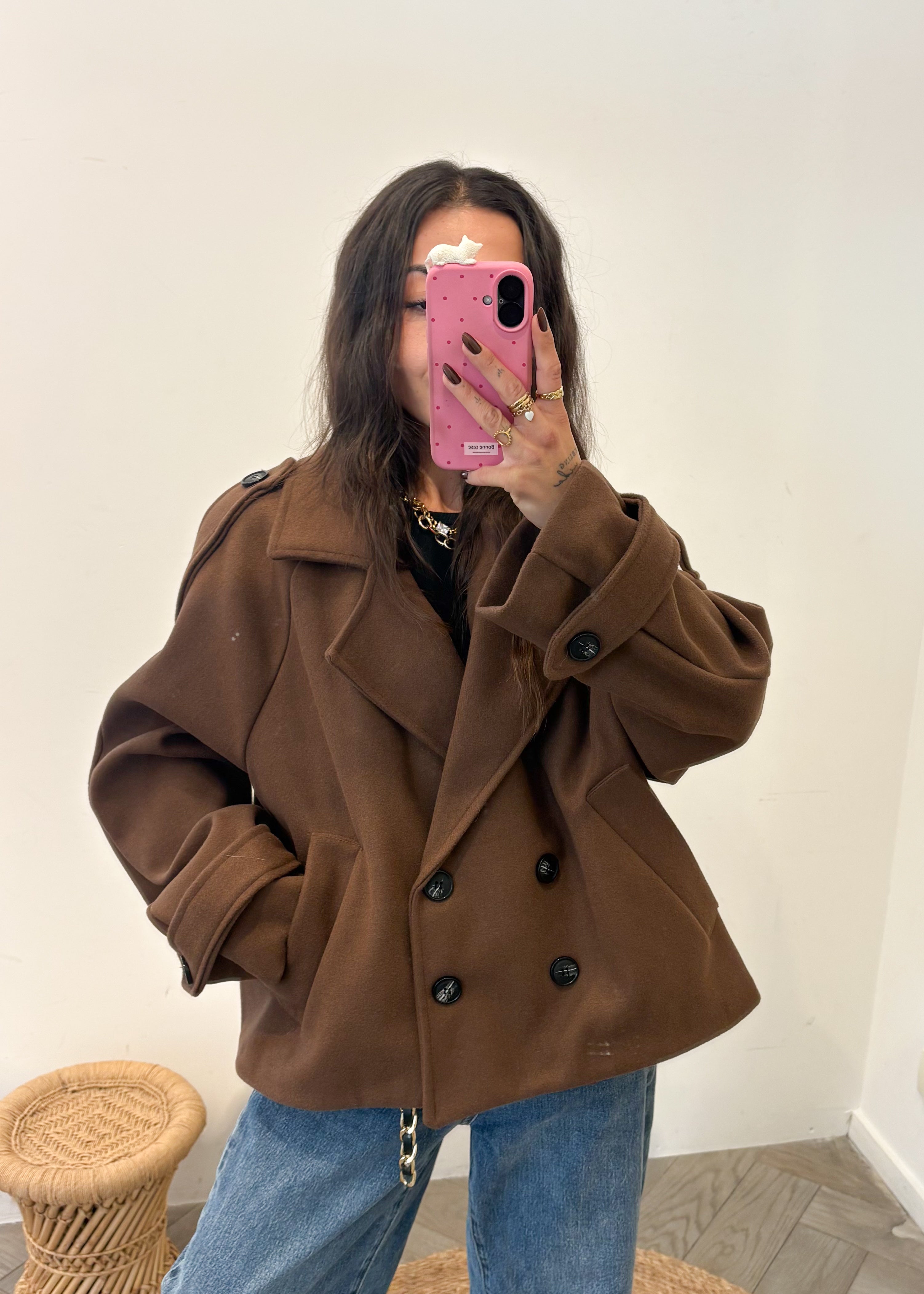 Manteau OLWEN marron