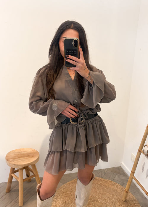 Robe à volants ELENA