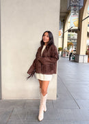 Veste DUSTY chocolat