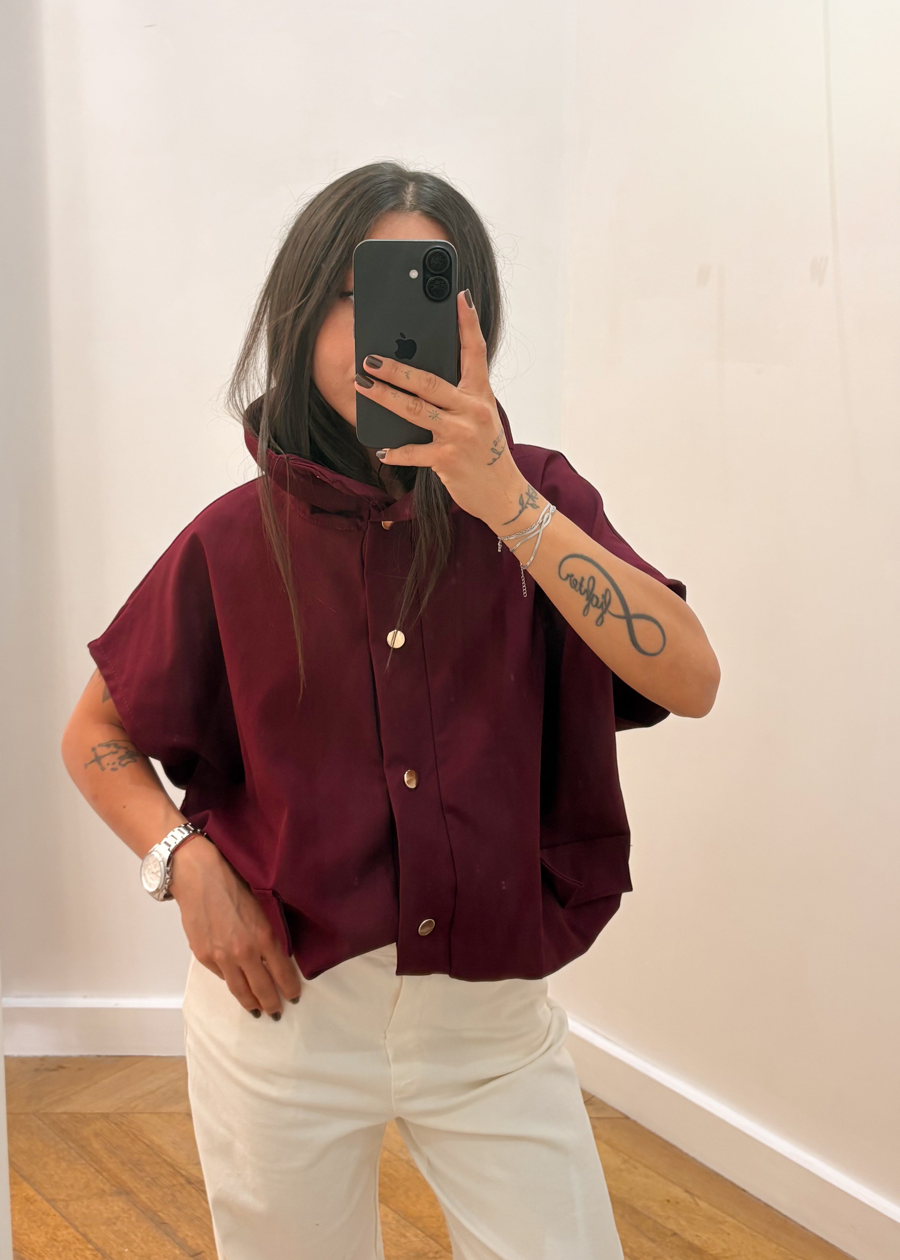 veste LANA bordeaux