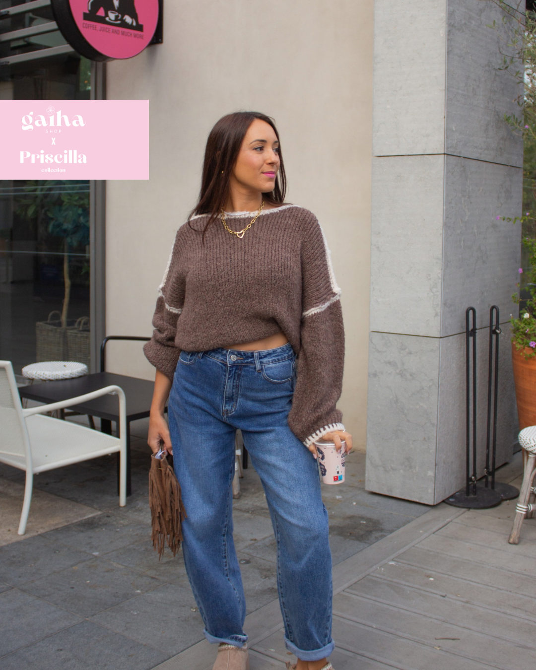 Pull en laine LEONTI noir