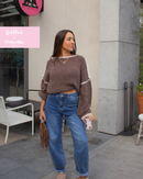 Pull en laine LEONTI noir