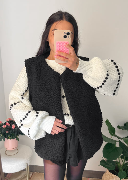 Gilet sans manches MADDY noir