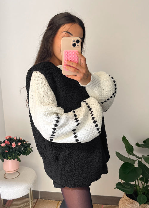 Gilet sans manches MADDY noir