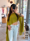 Blouse JINA vert olive