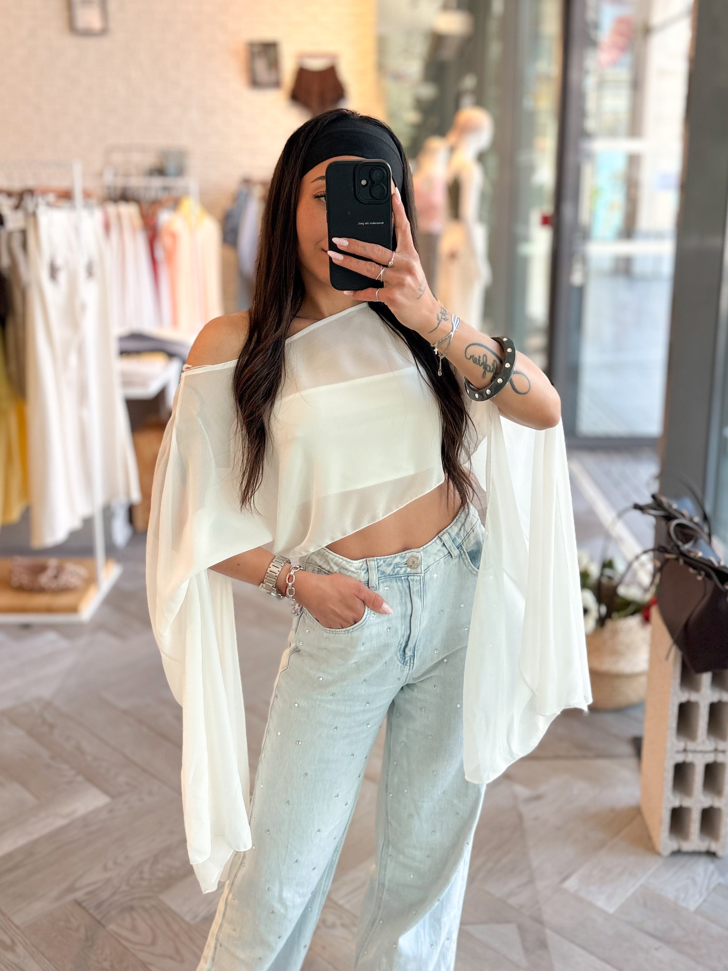 Blouse JINA blanc