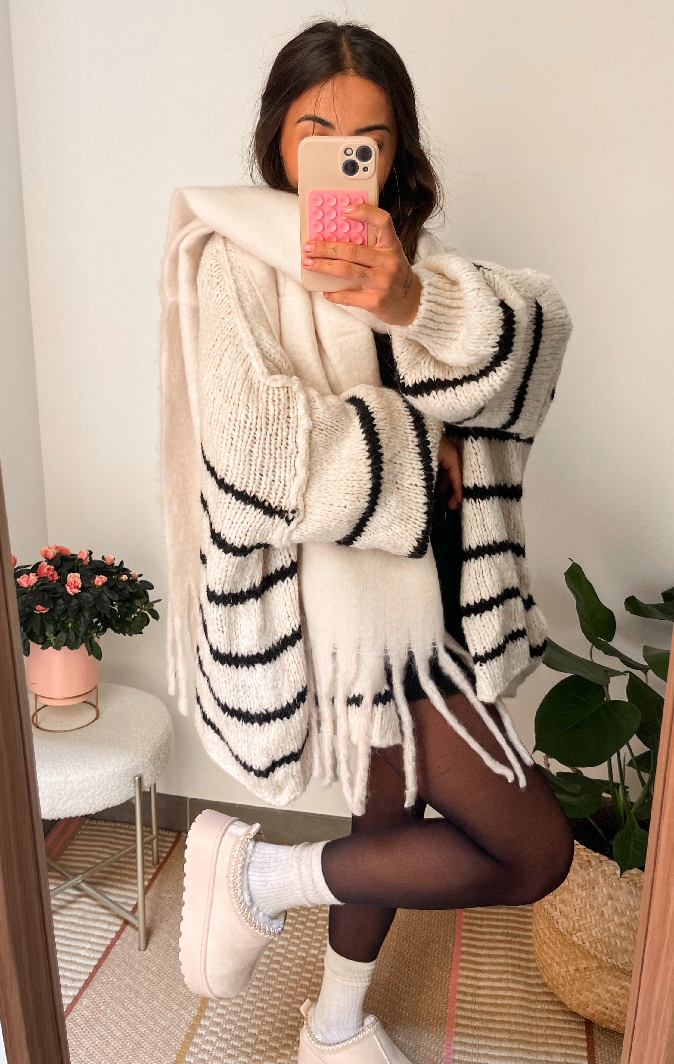 Écharpe LYA beige