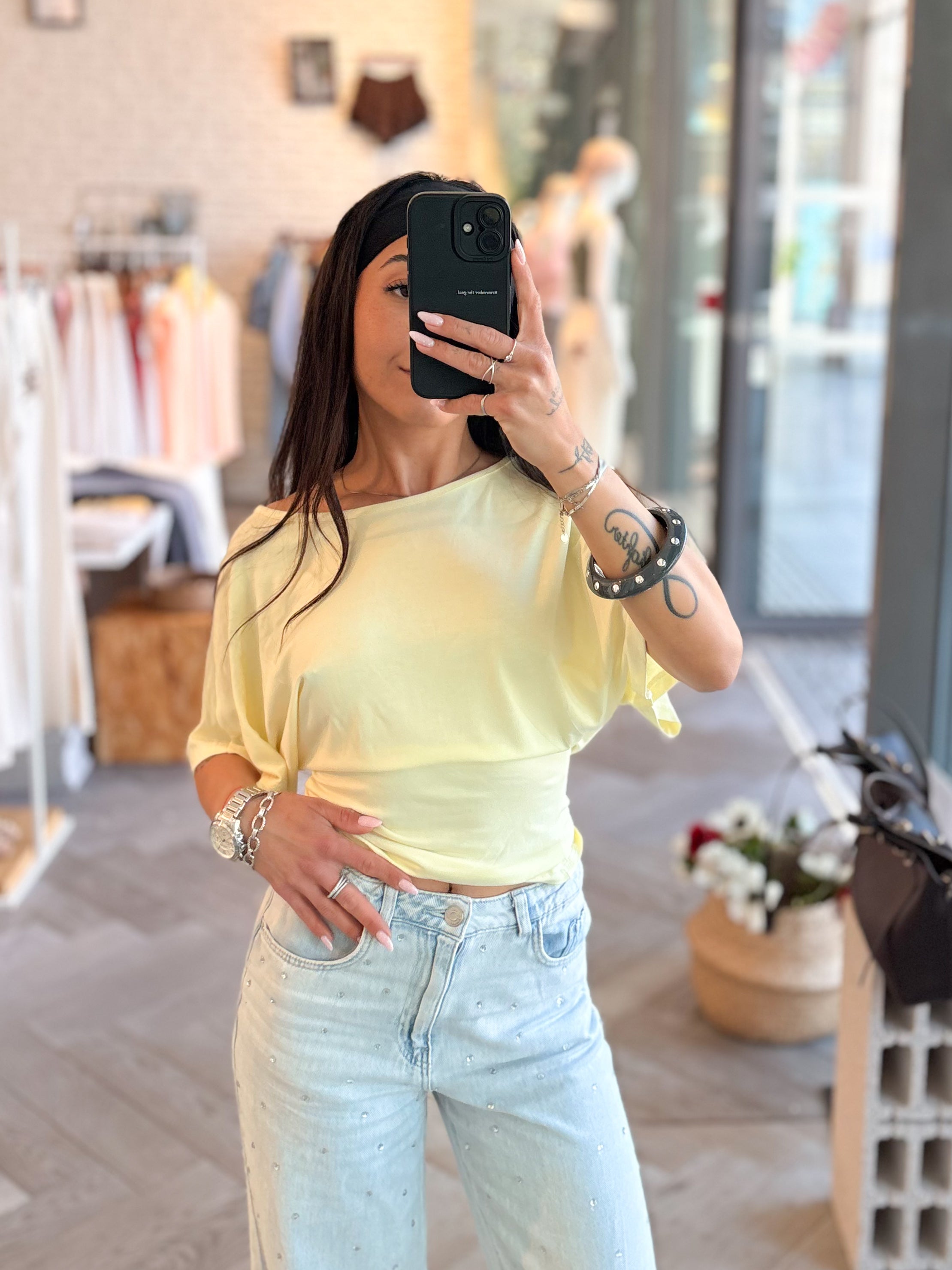 Top MAYA jaune