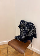 Cardigan LÉNA zippé motif bandana