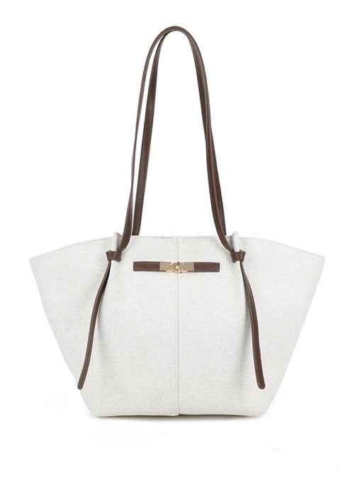 Sac cabas Roxa beige chocolat