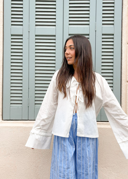 Archie blue - loose pants